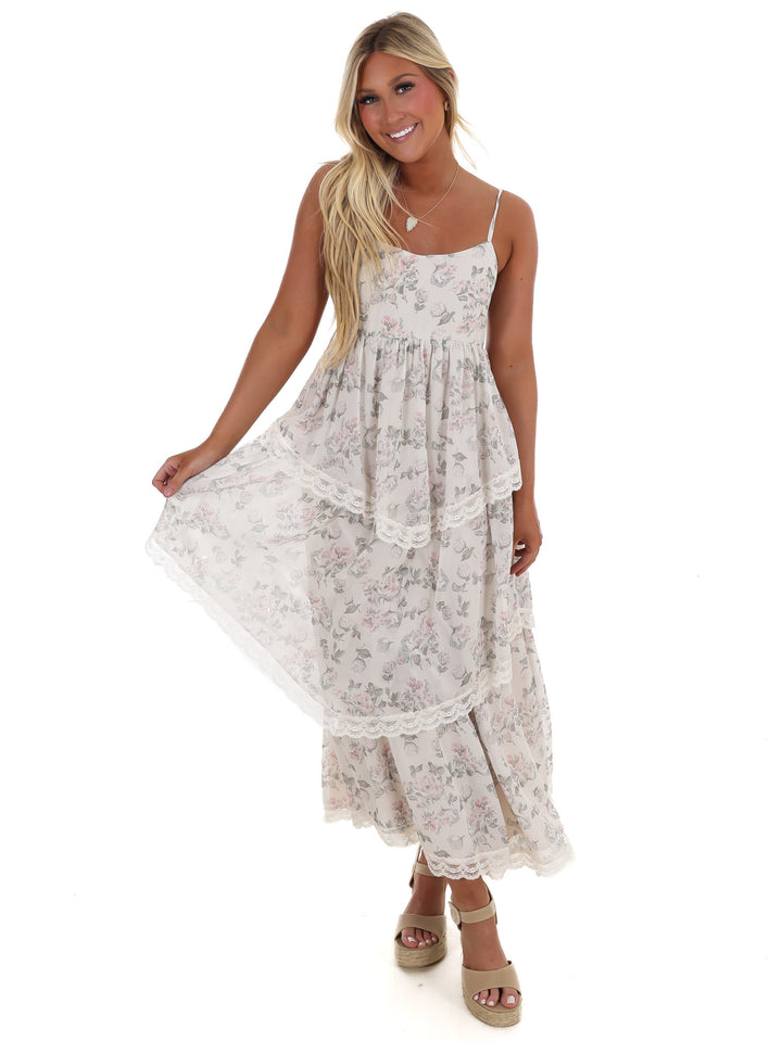Secret Garden Floral Maxi Dress