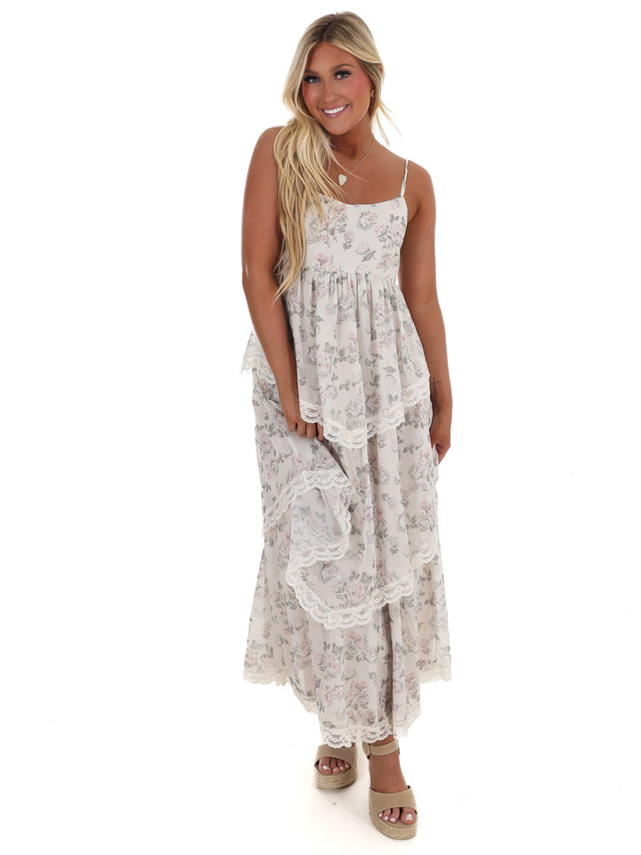 Secret Garden Floral Maxi Dress