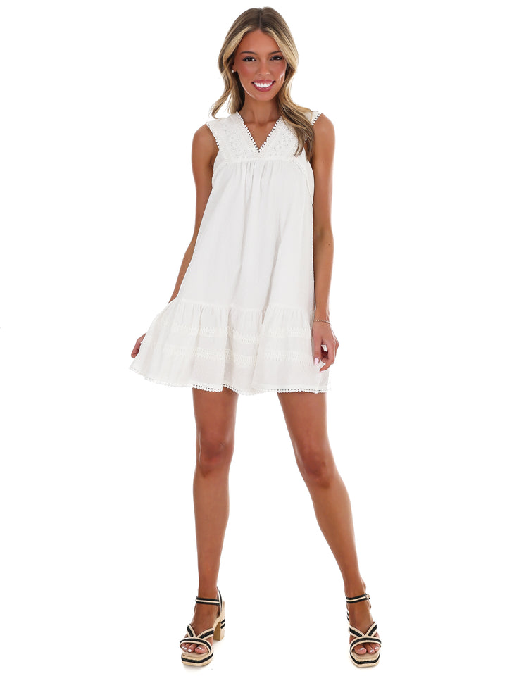 Love Someone Swiss Dot Mini Dress