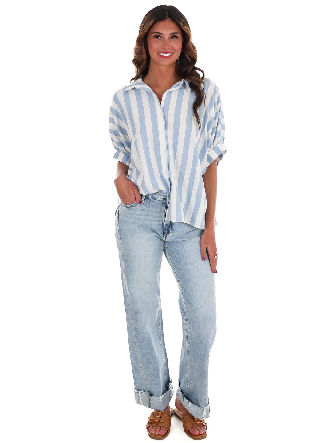Weekend Drift Stripe Top