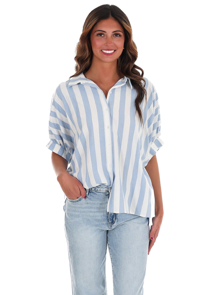 Weekend Drift Stripe Top