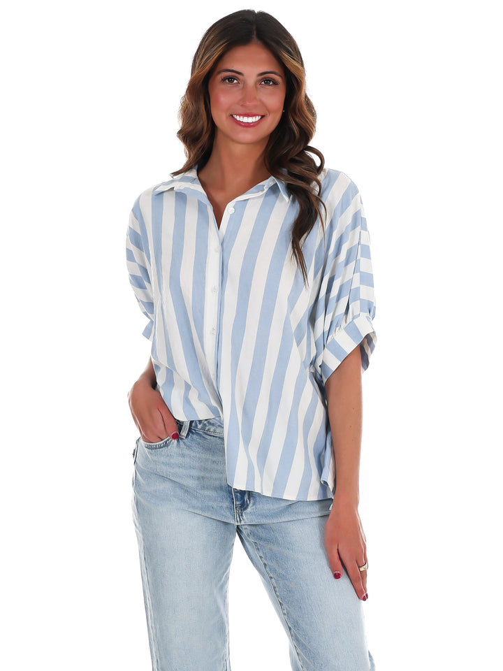 Weekend Drift Stripe Top