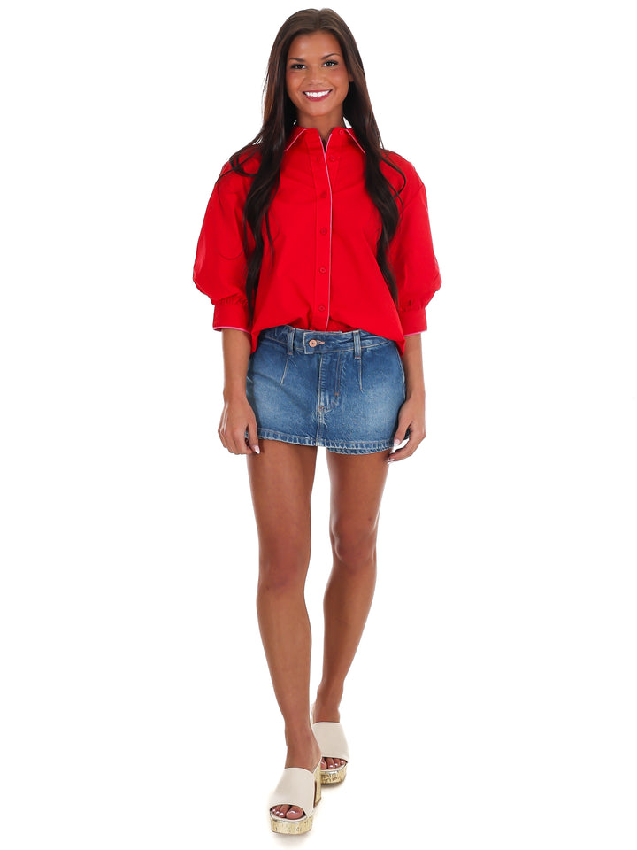 Crush Worthy Button Down Top