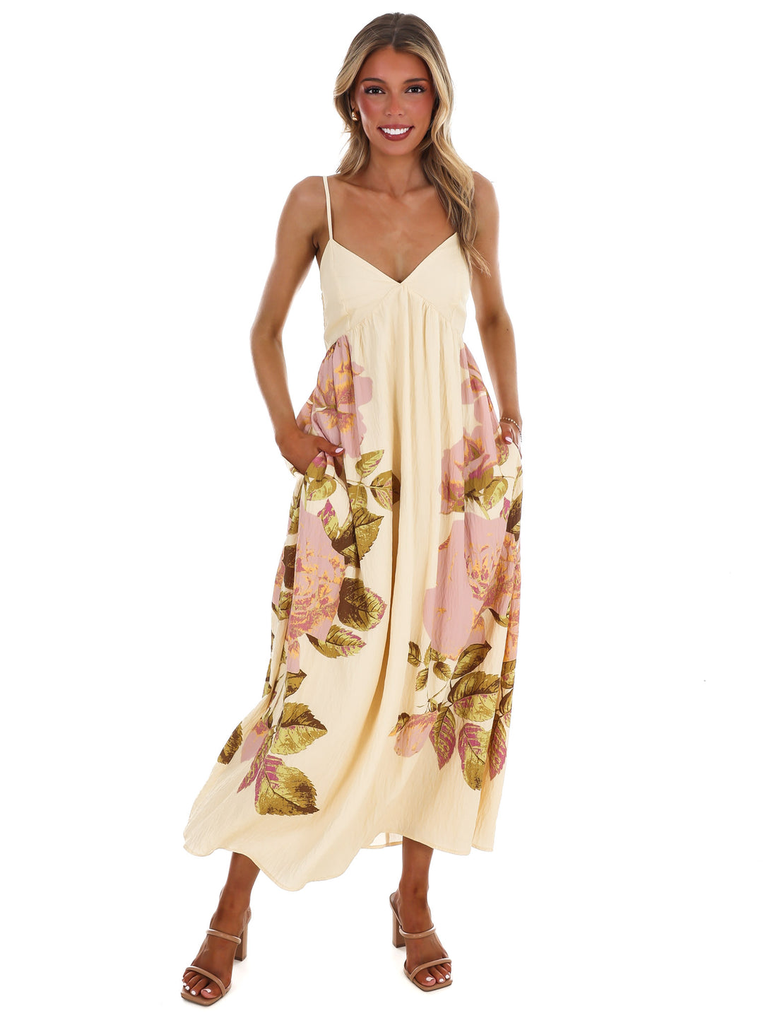 Dearly Loved Floral Maxi Dress