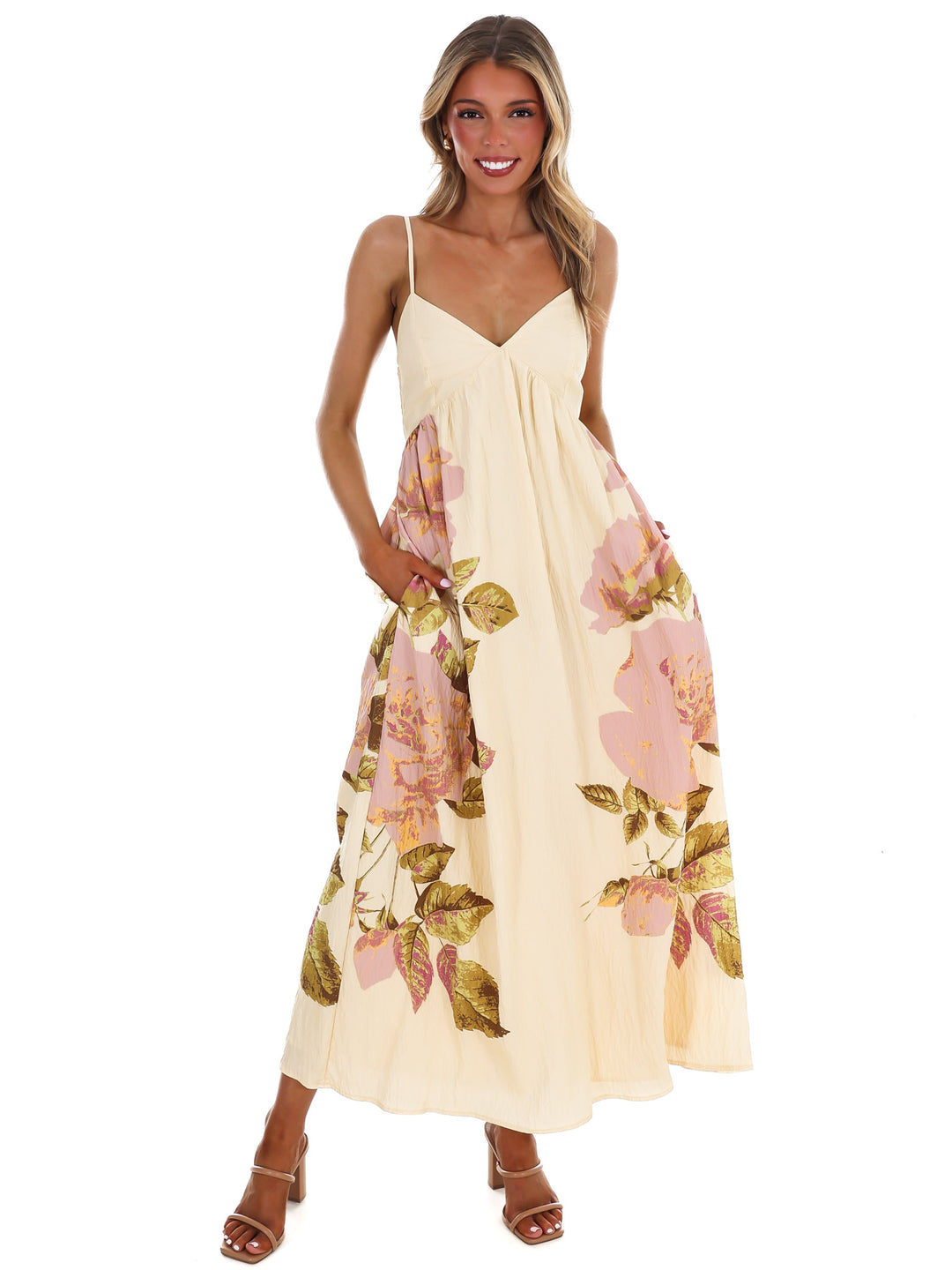 Dearly Loved Floral Maxi Dress