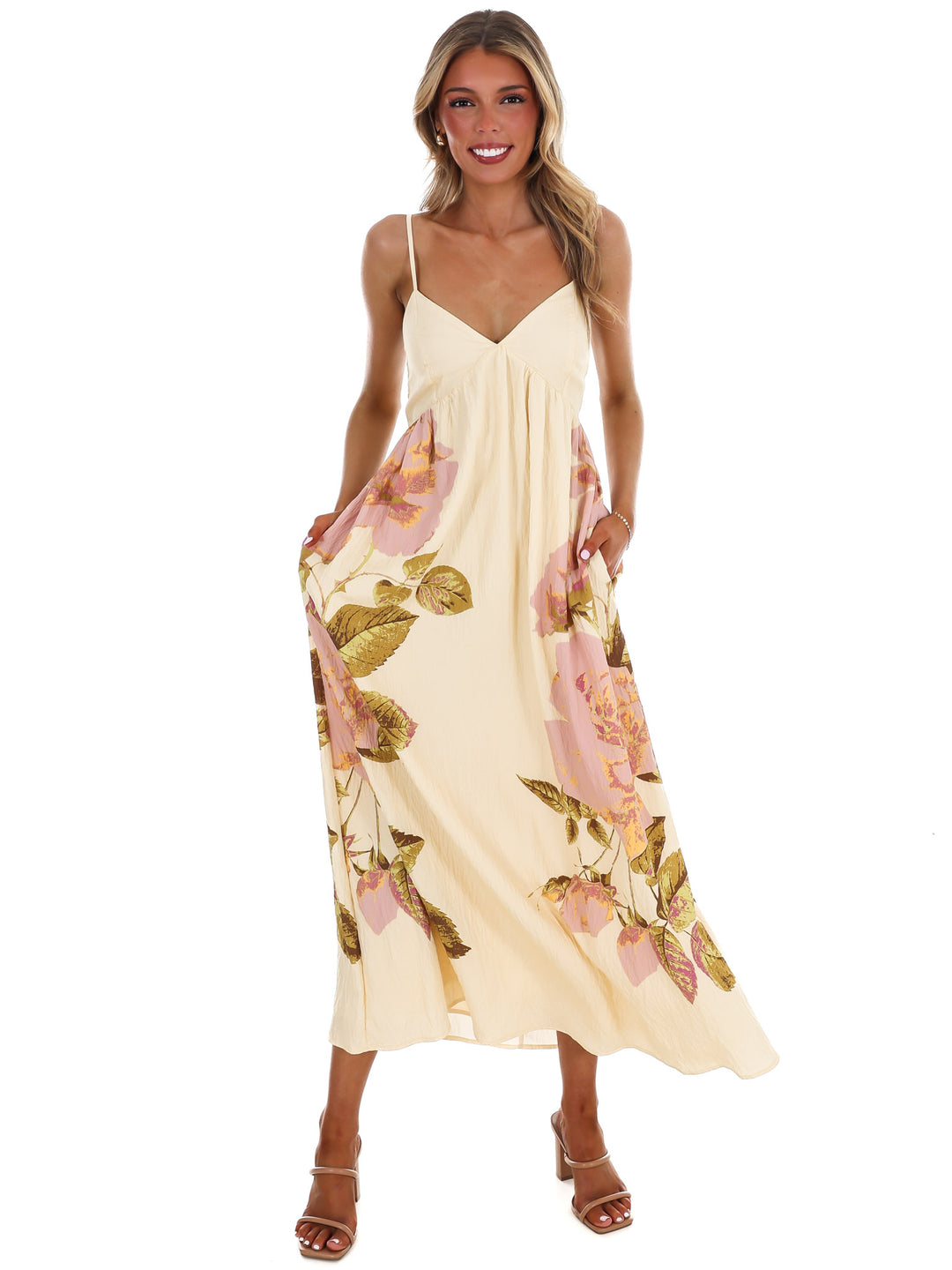 Dearly Loved Floral Maxi Dress