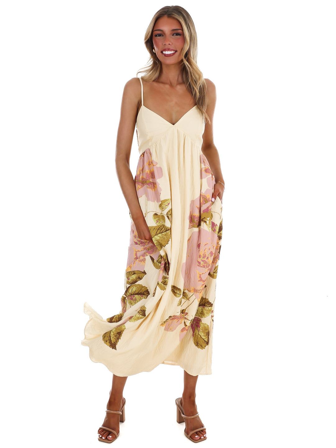 Dearly Loved Floral Maxi Dress