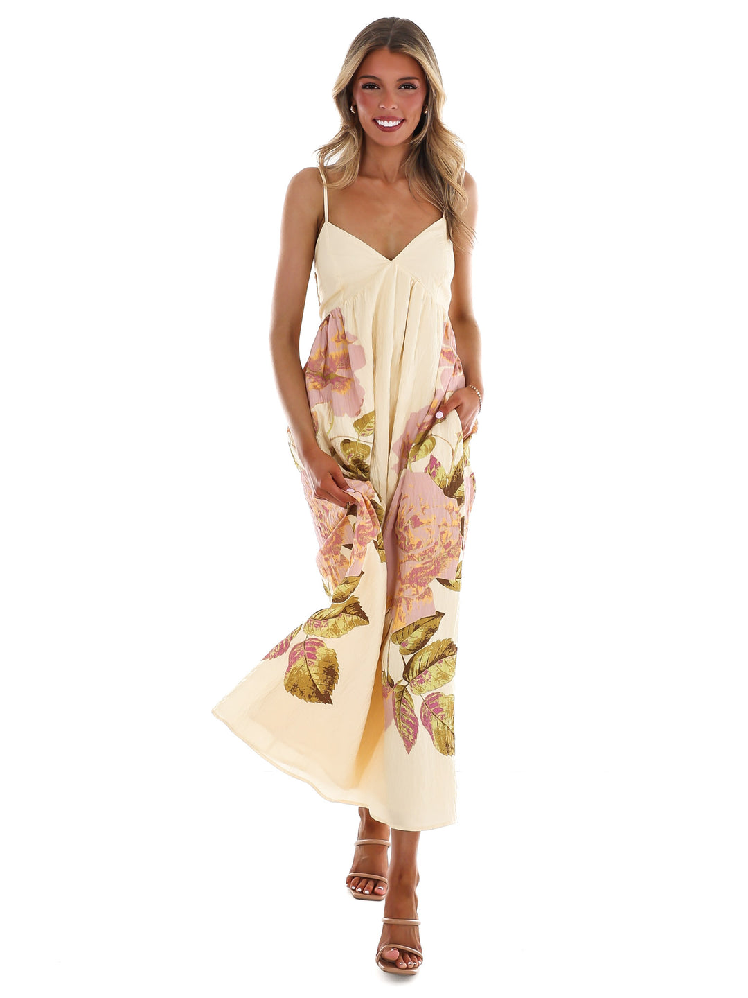 Dearly Loved Floral Maxi Dress
