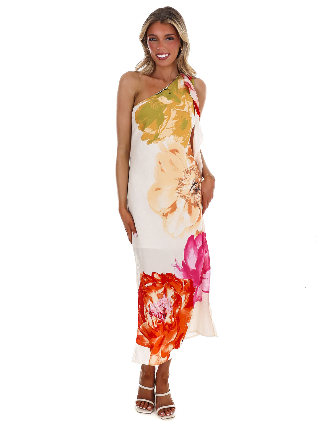 Romance in Bloom Floral Midi Dress