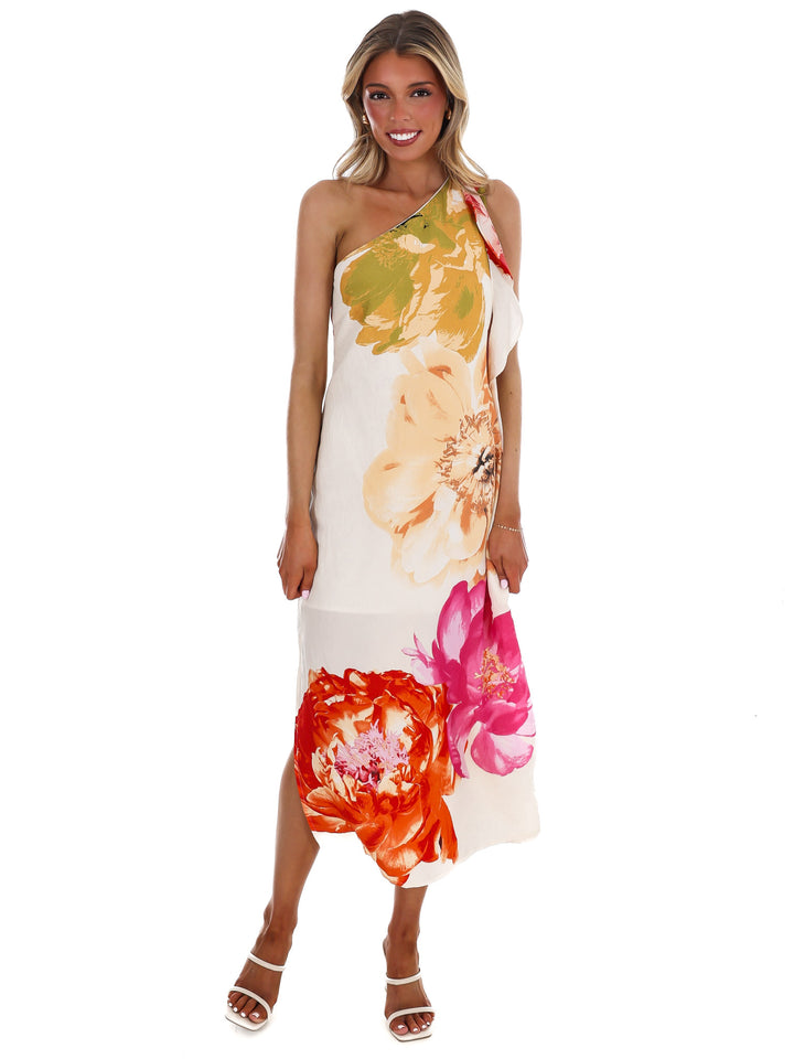 Romance in Bloom Floral Midi Dress