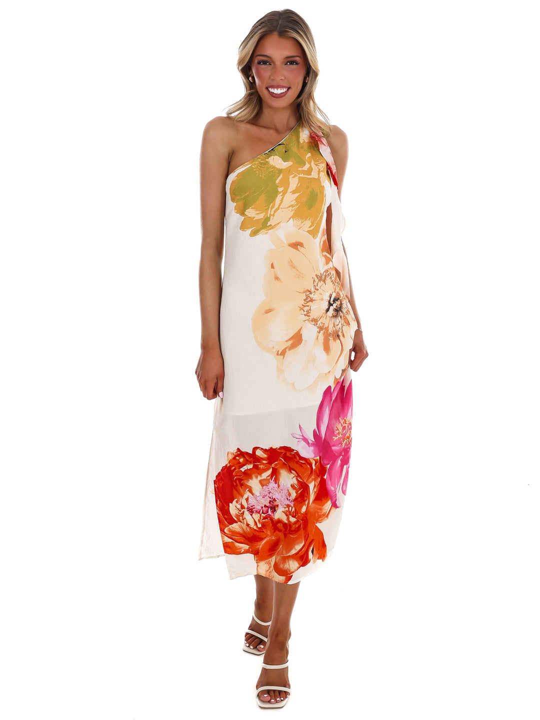 Romance in Bloom Floral Midi Dress