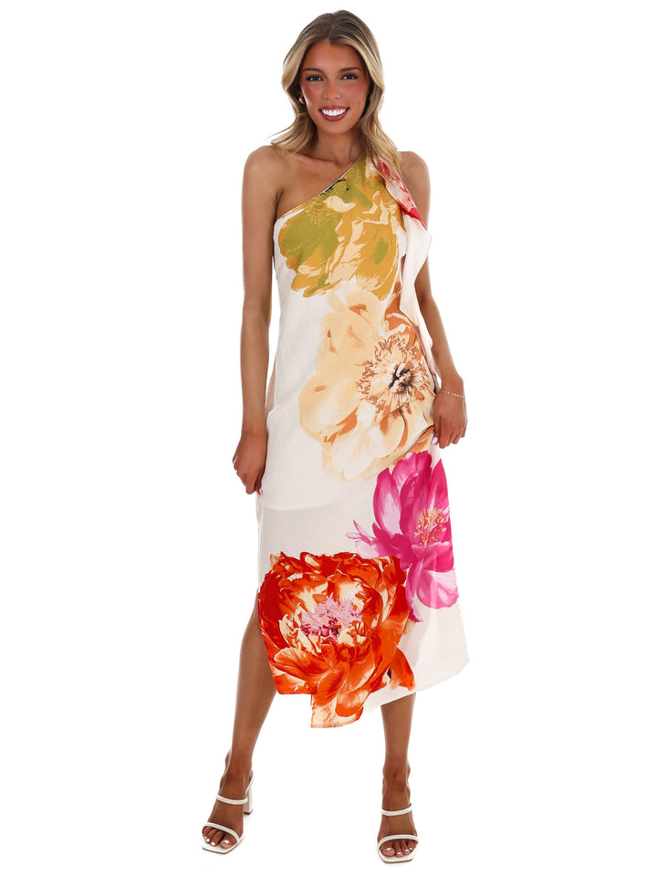 Romance in Bloom Floral Midi Dress