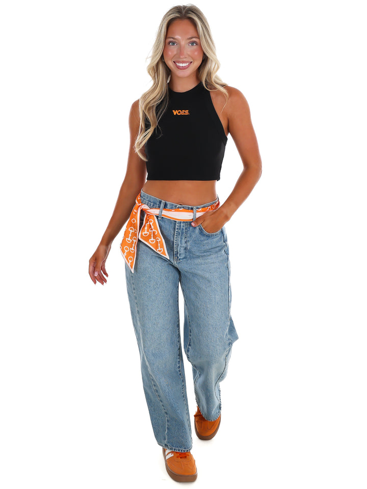 Retro Vols Ribbed Crop Tank
