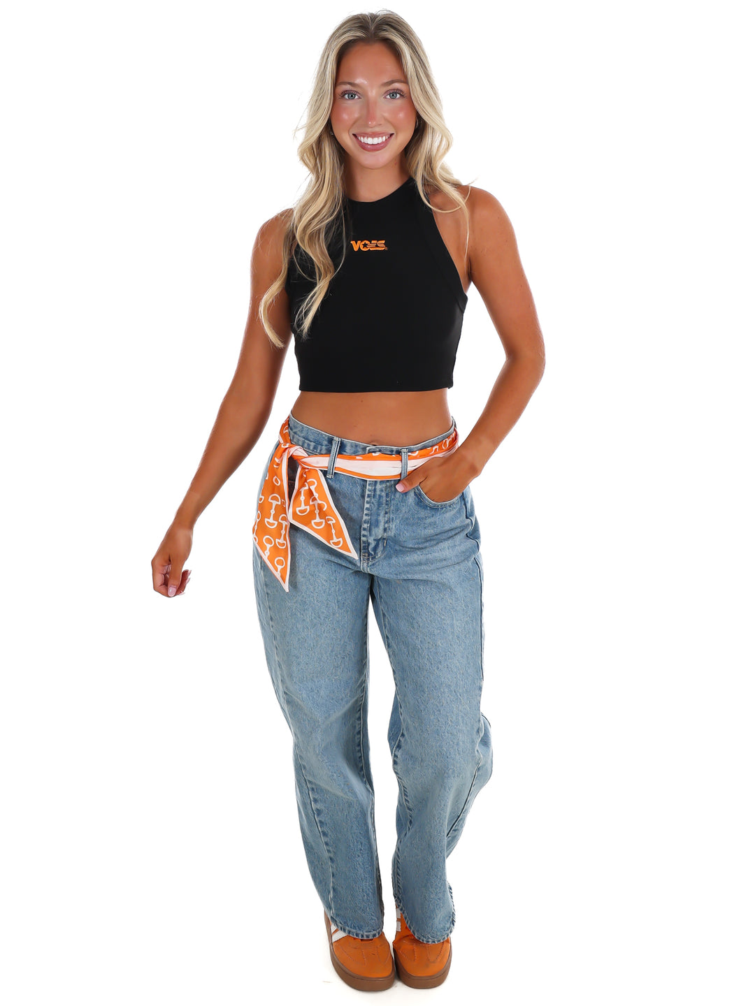 Retro Vols Ribbed Crop Tank