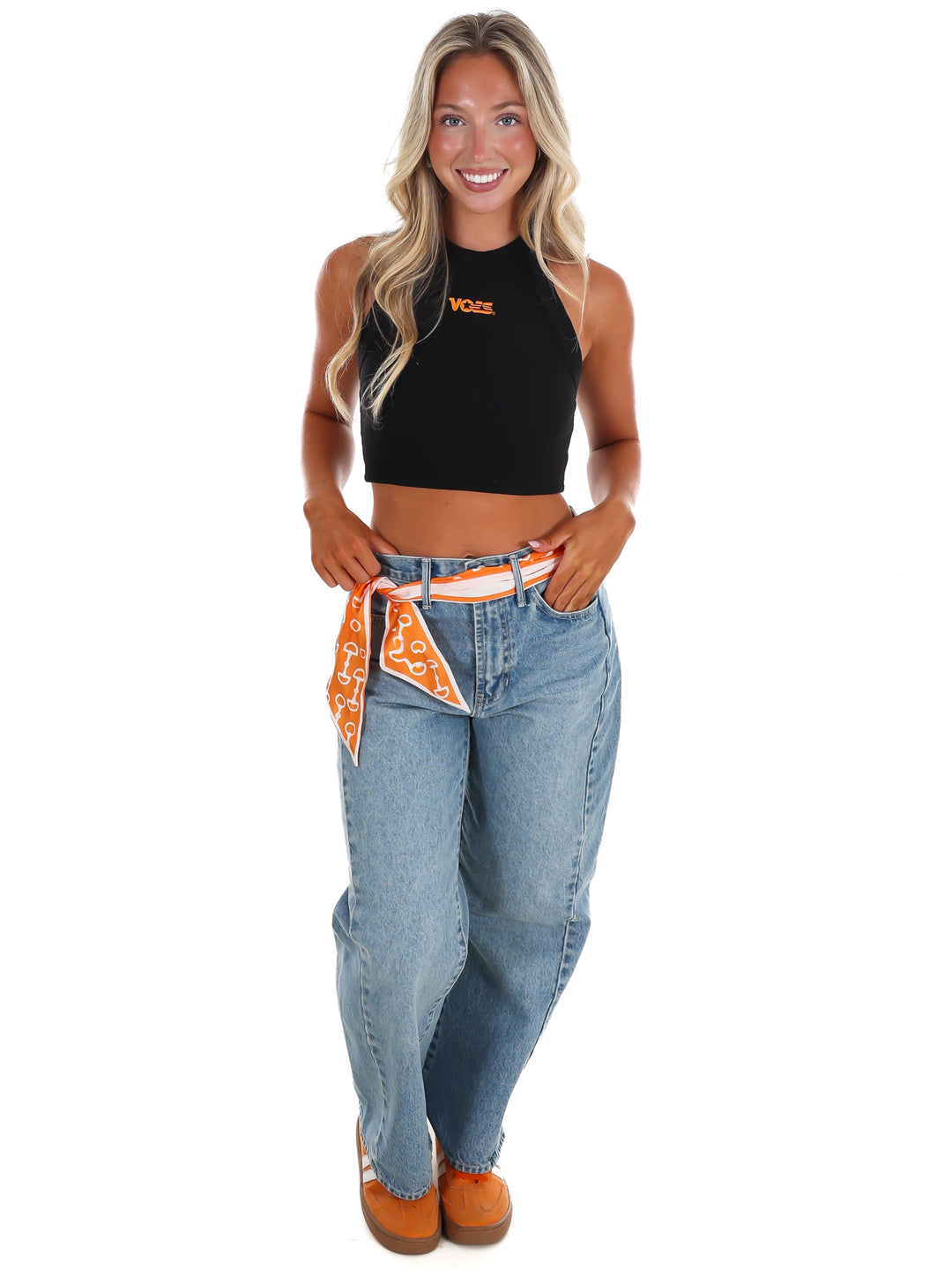 Retro Vols Ribbed Crop Tank