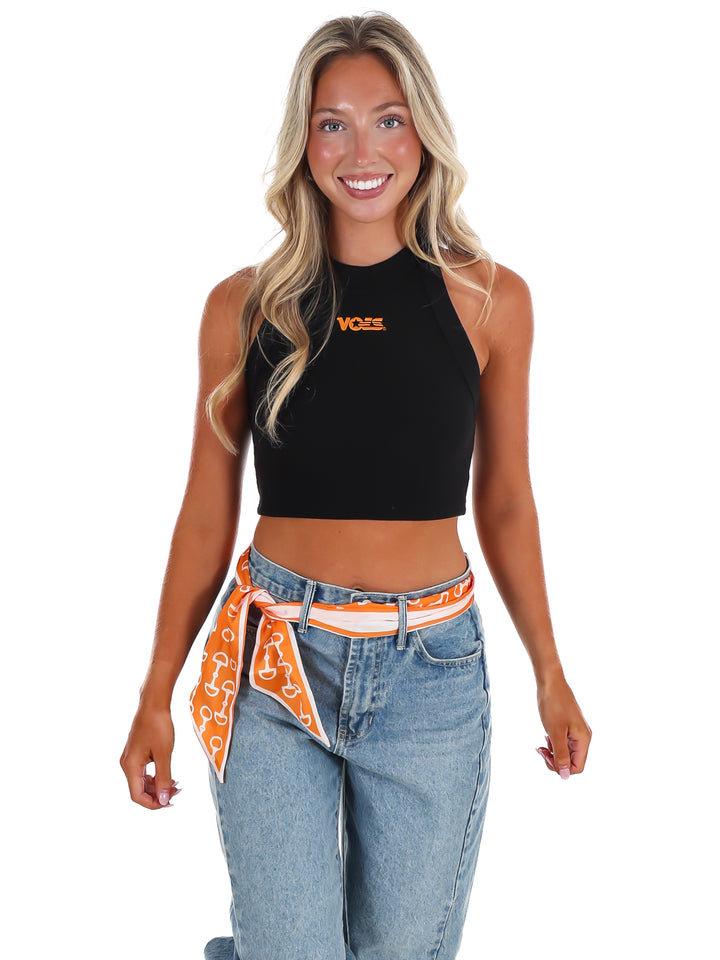 Retro Vols Ribbed Crop Tank