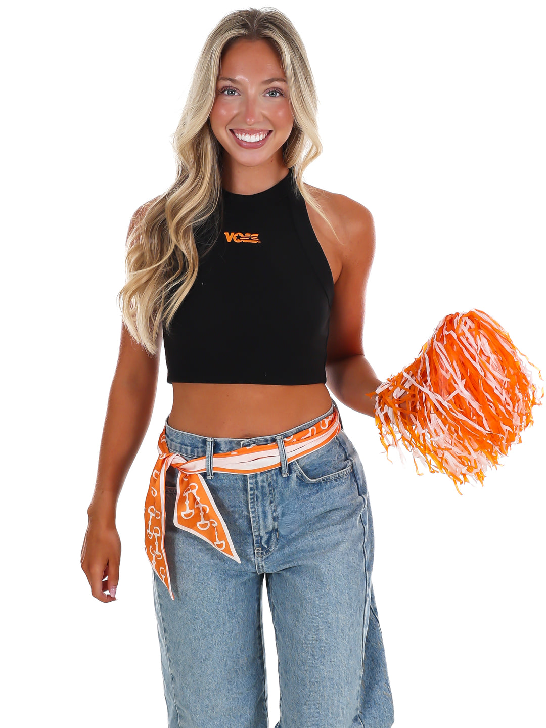 Retro Vols Ribbed Crop Tank