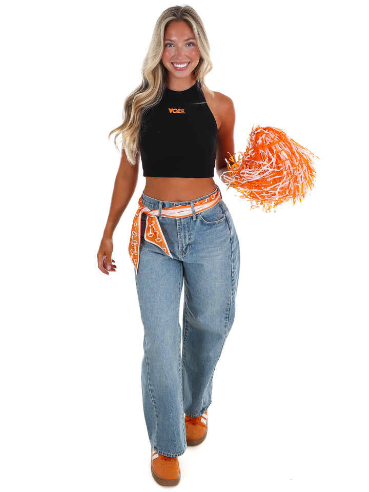 Retro Vols Ribbed Crop Tank