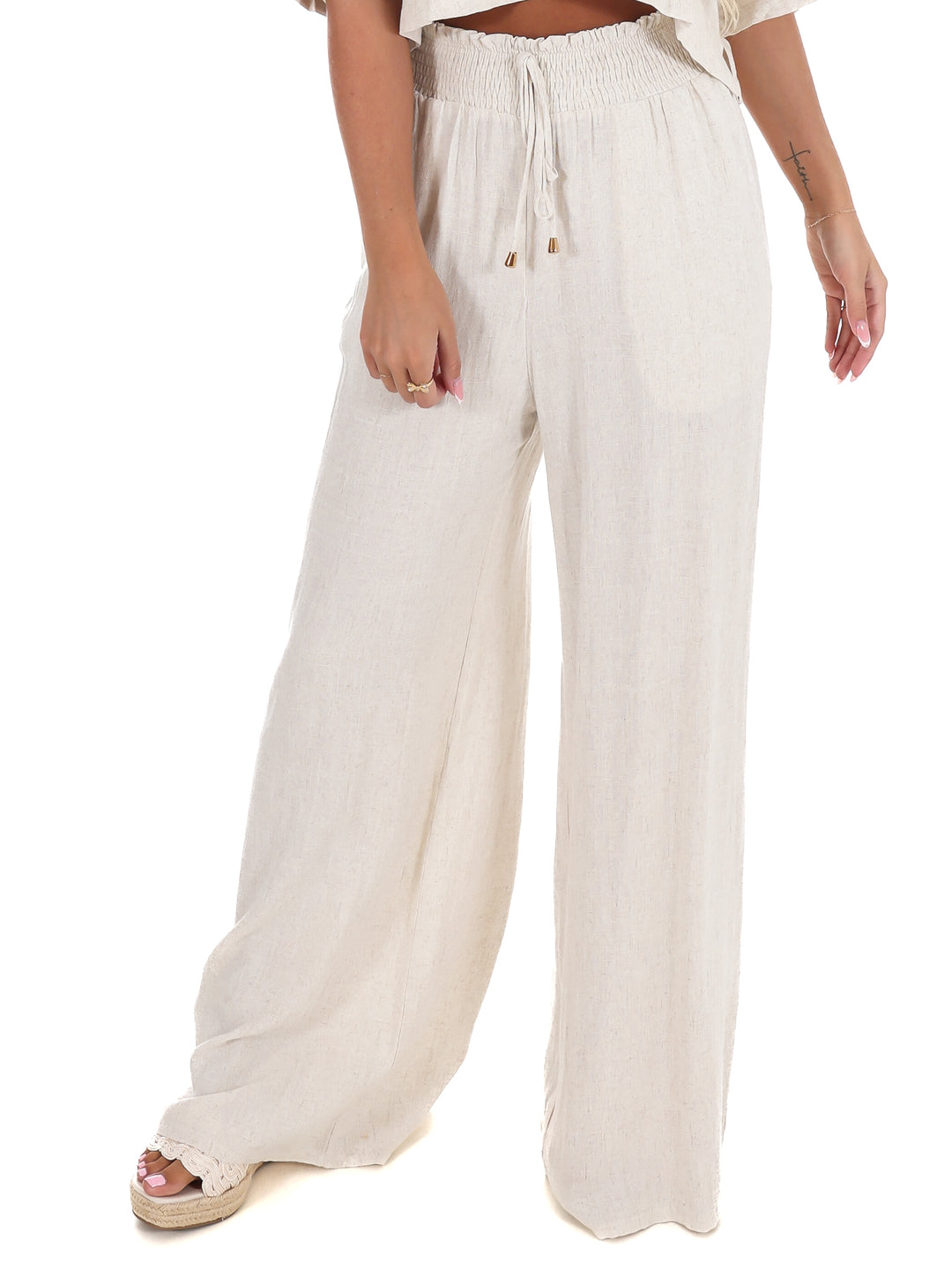 Little Luxuries Linen Wide Leg Pants