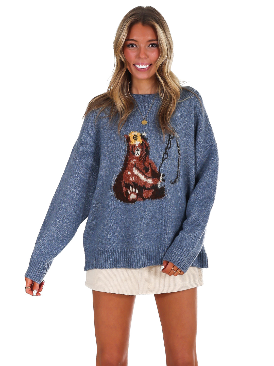 Fishing Bear Sweater