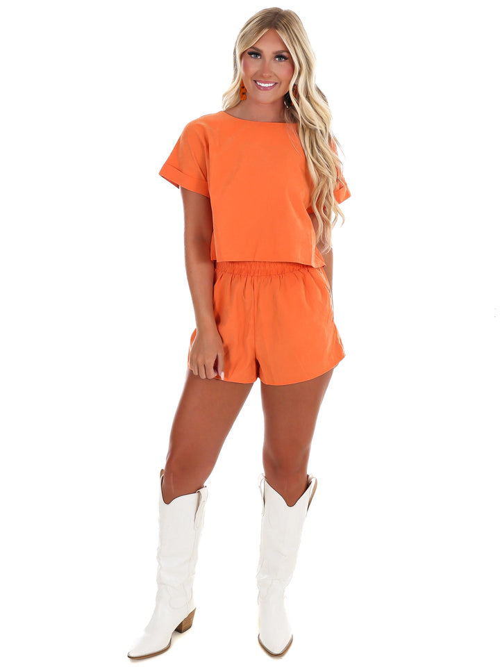 Orange Zone Two Piece Set