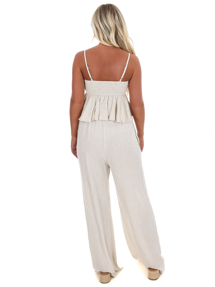 Chasing that Feeling Linen Top