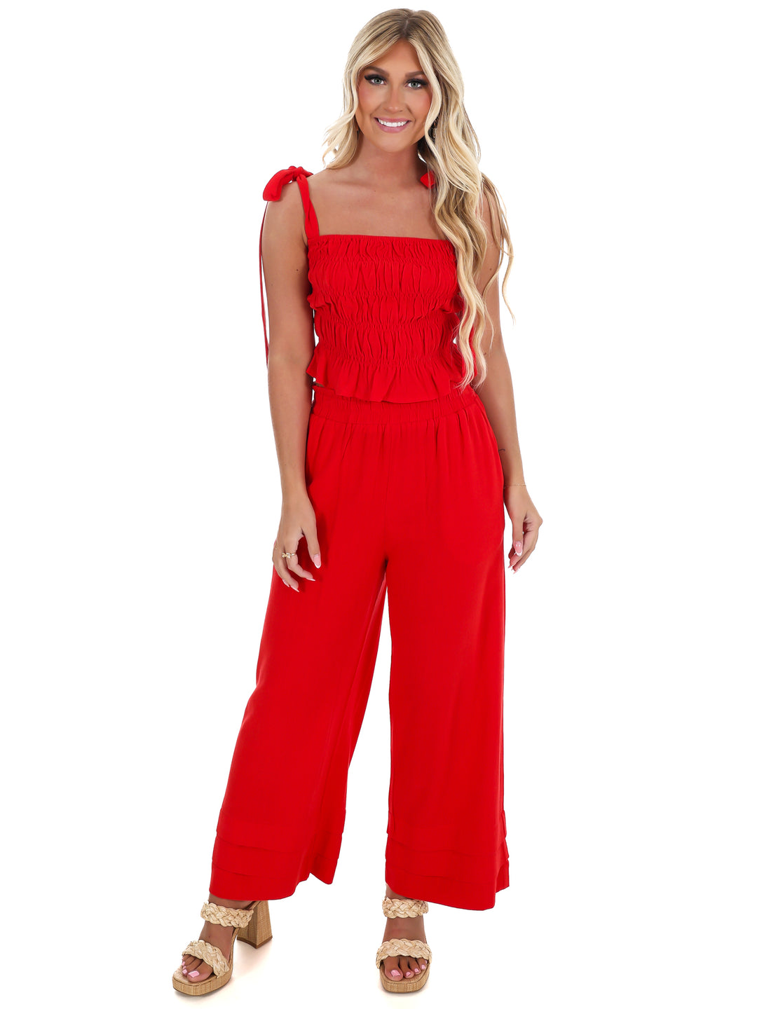 Count Your Blessings Smocked Tank Top