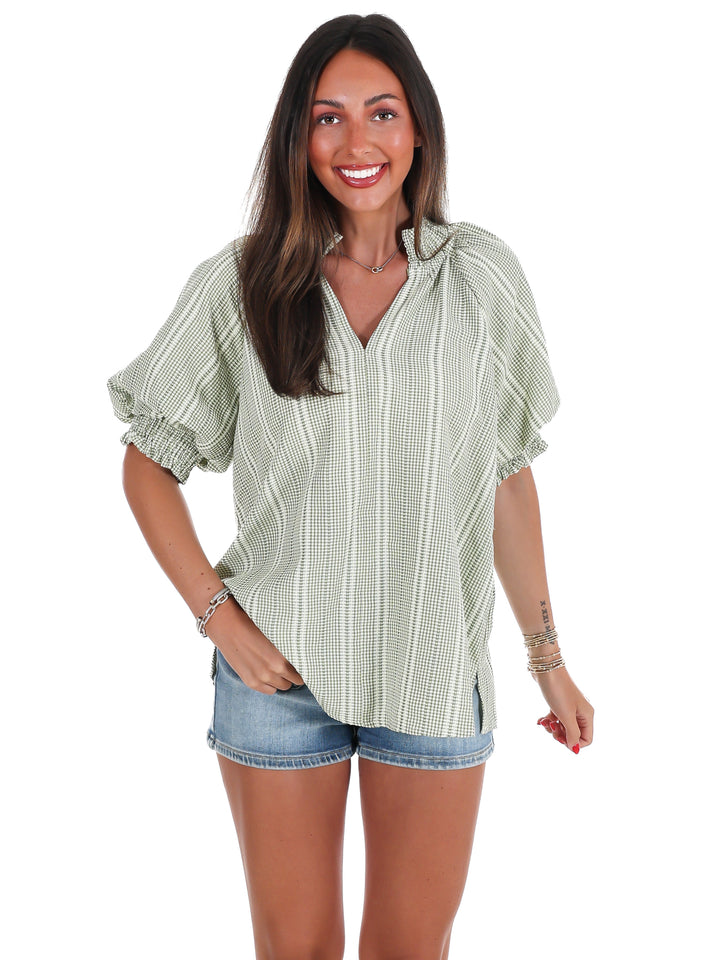 In Good Company Textured Top