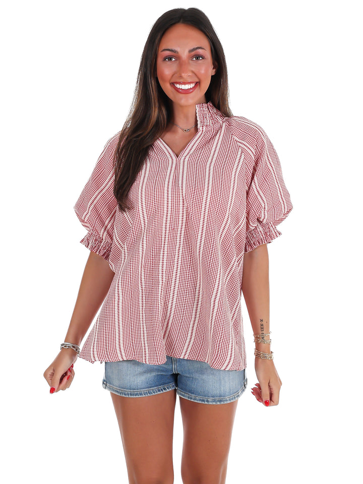 In Good Company Textured Top