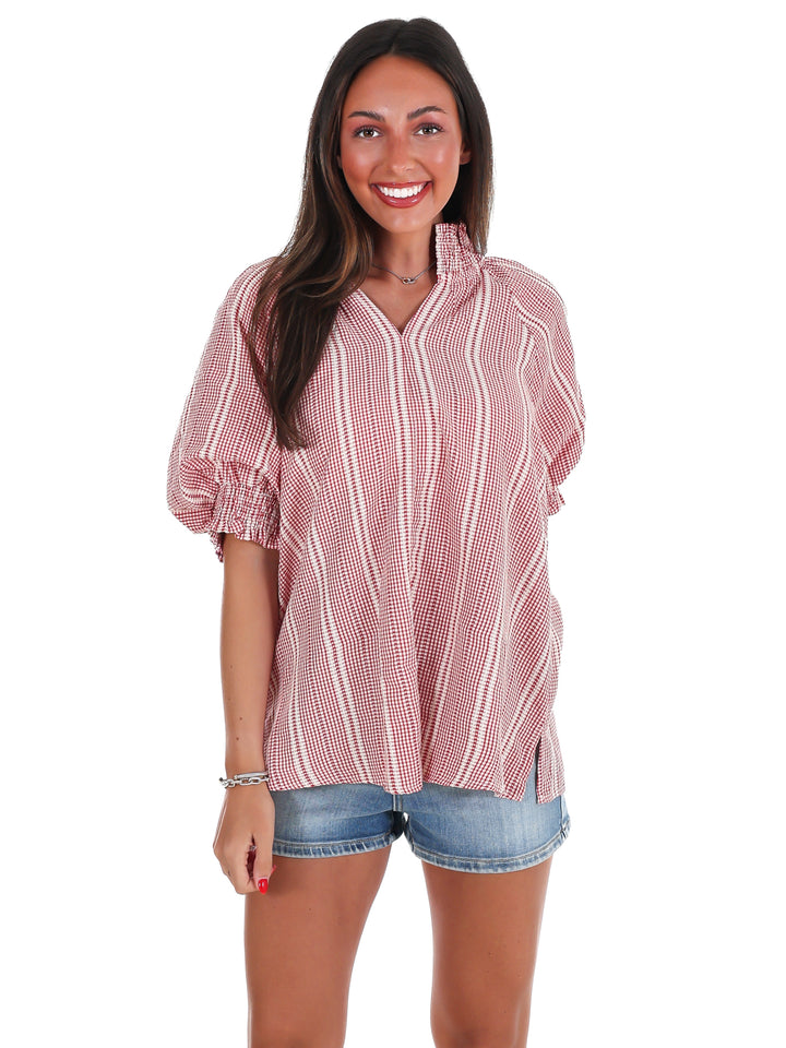 In Good Company Textured Top