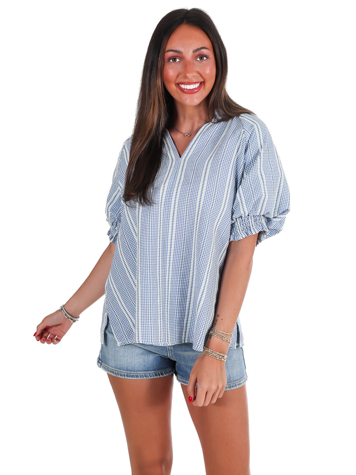 In Good Company Textured Top