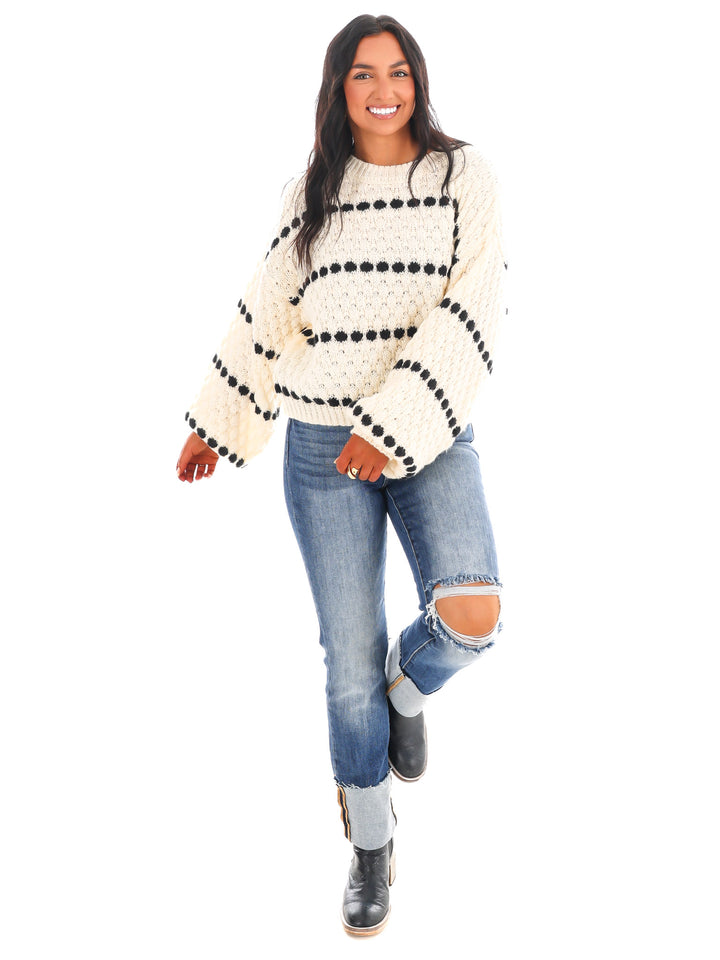 So Soft Oversized Stripe Sweater Doorbuster