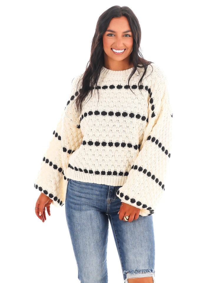 So Soft Oversized Stripe Sweater Doorbuster