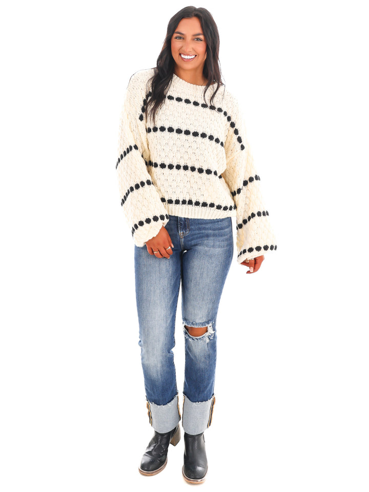 So Soft Oversized Stripe Sweater Doorbuster