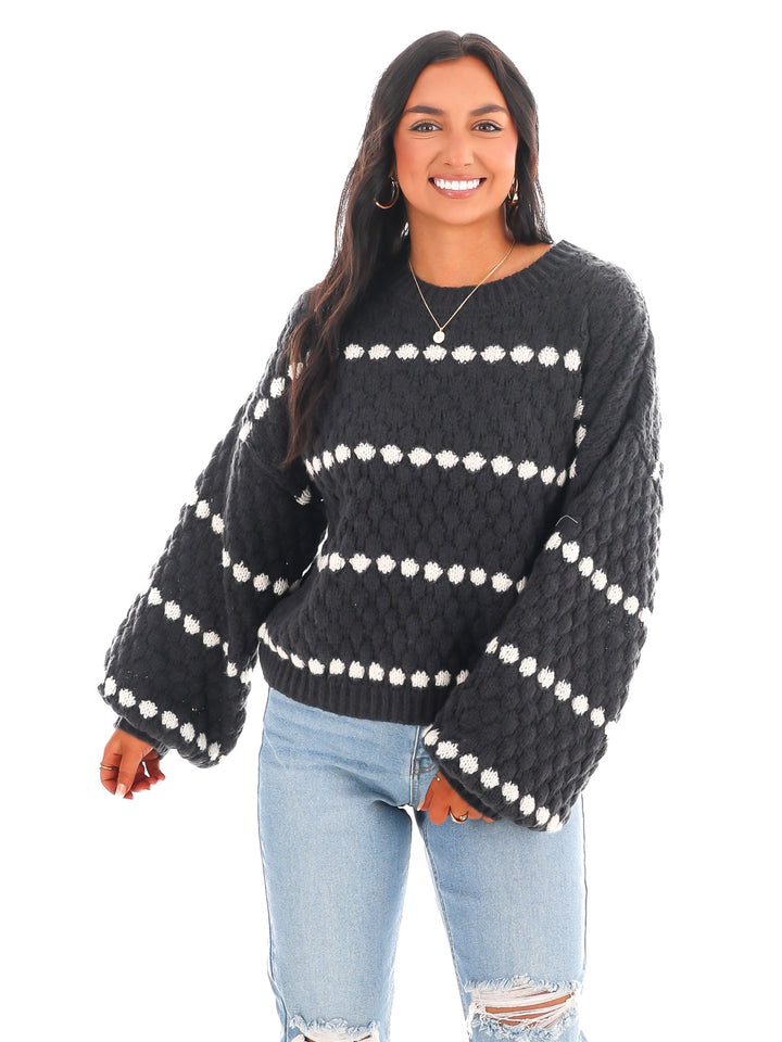 So Soft Oversized Stripe Sweater Doorbuster