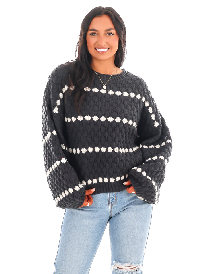 So Soft Oversized Stripe Sweater Doorbuster