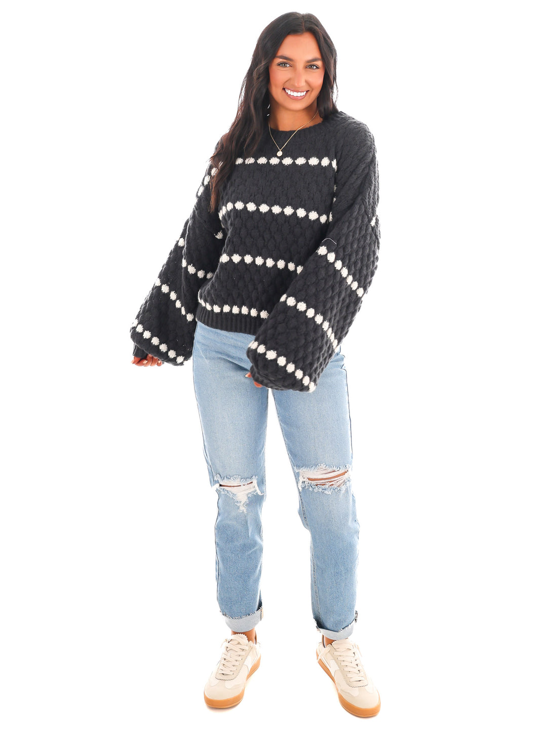 So Soft Oversized Stripe Sweater Doorbuster