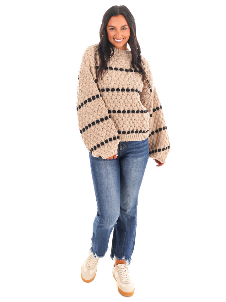 So Soft Oversized Stripe Sweater Doorbuster