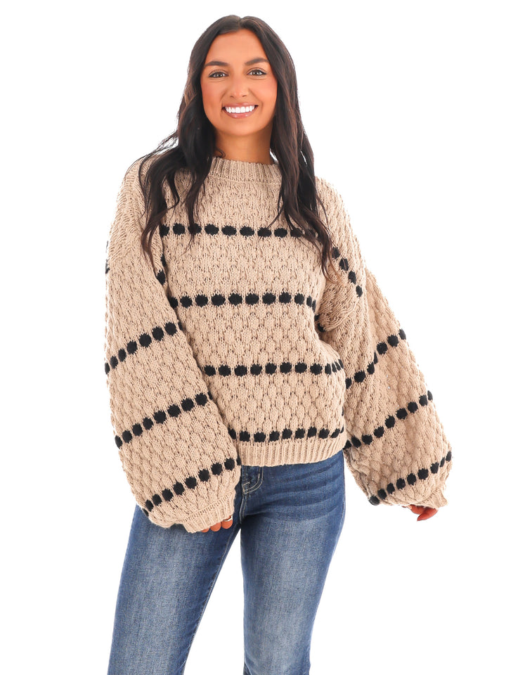 So Soft Oversized Stripe Sweater Doorbuster