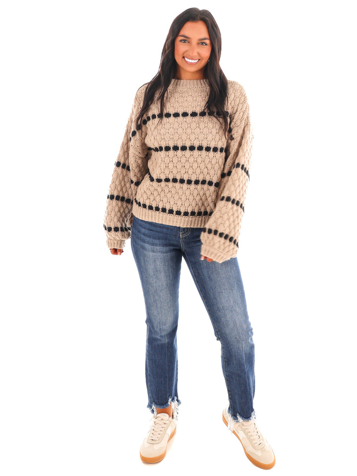 So Soft Oversized Stripe Sweater Doorbuster