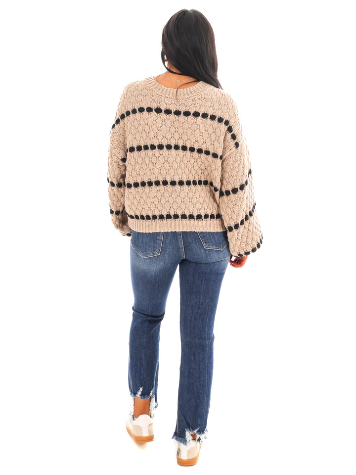 So Soft Oversized Stripe Sweater Doorbuster