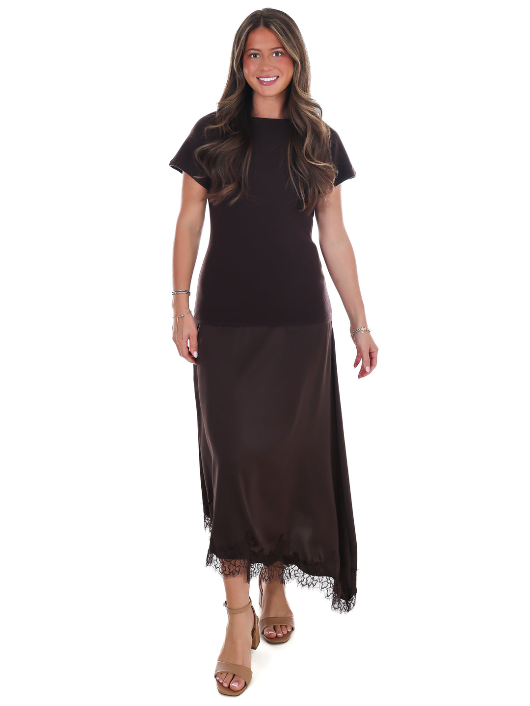 Pretty Details Asymmetrical Midi Dress