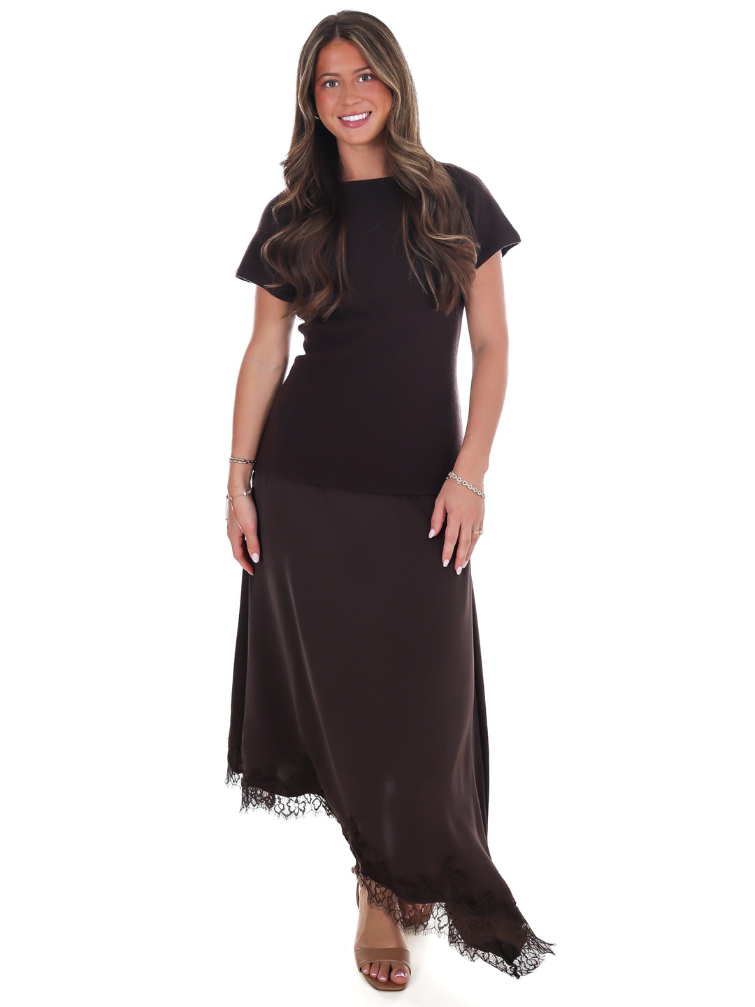 Pretty Details Asymmetrical Midi Dress