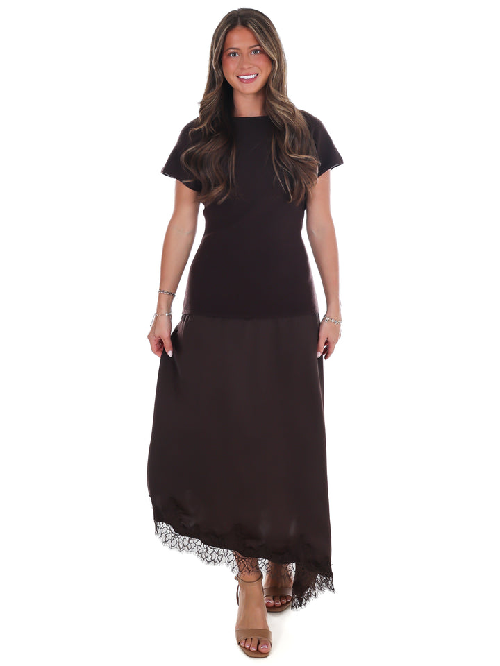 Pretty Details Asymmetrical Midi Dress