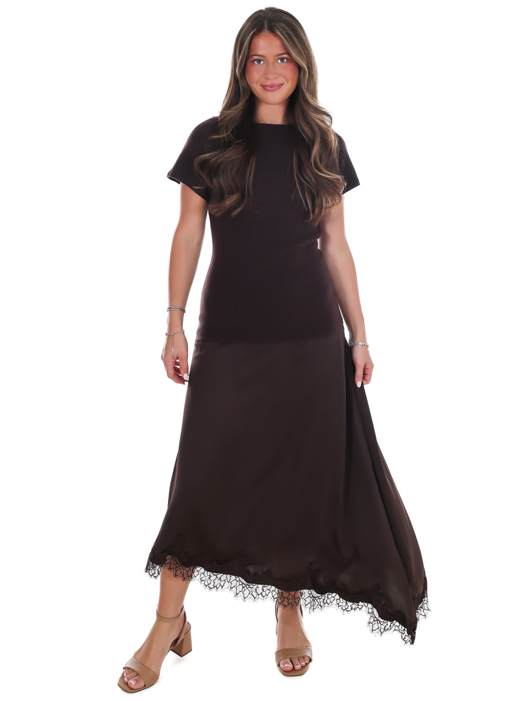 Pretty Details Asymmetrical Midi Dress