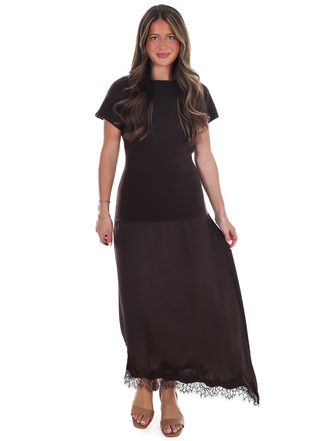 Pretty Details Asymmetrical Midi Dress