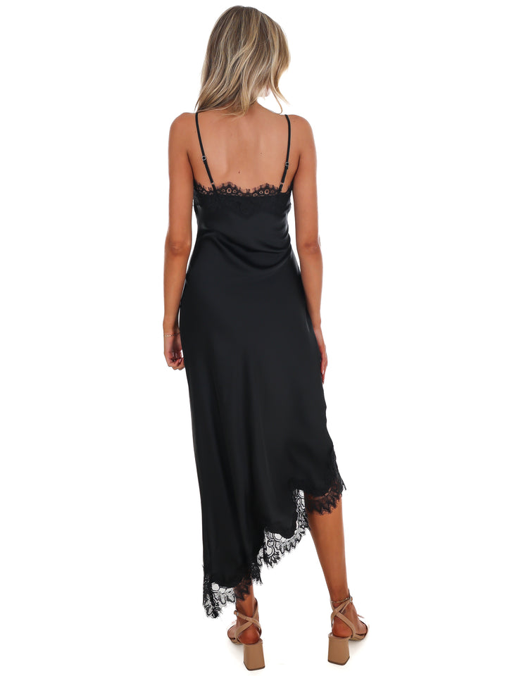 Satin Romance Midi Dress