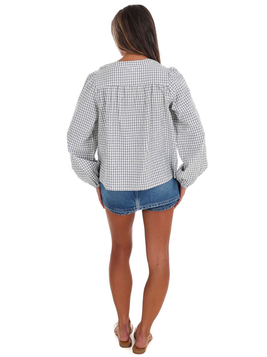Gather Together Plaid Top