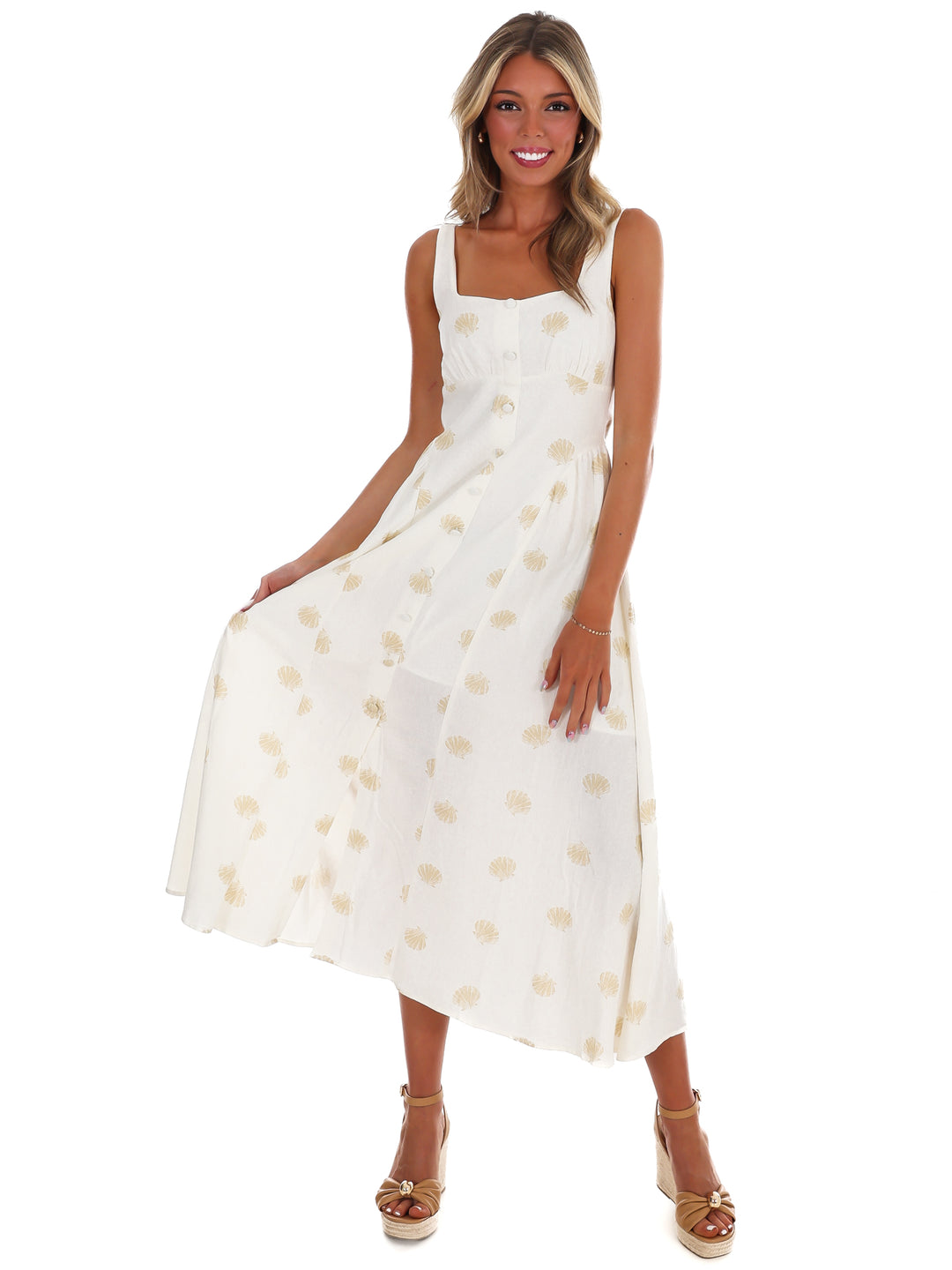 Coastal Keepsake Midi Dress