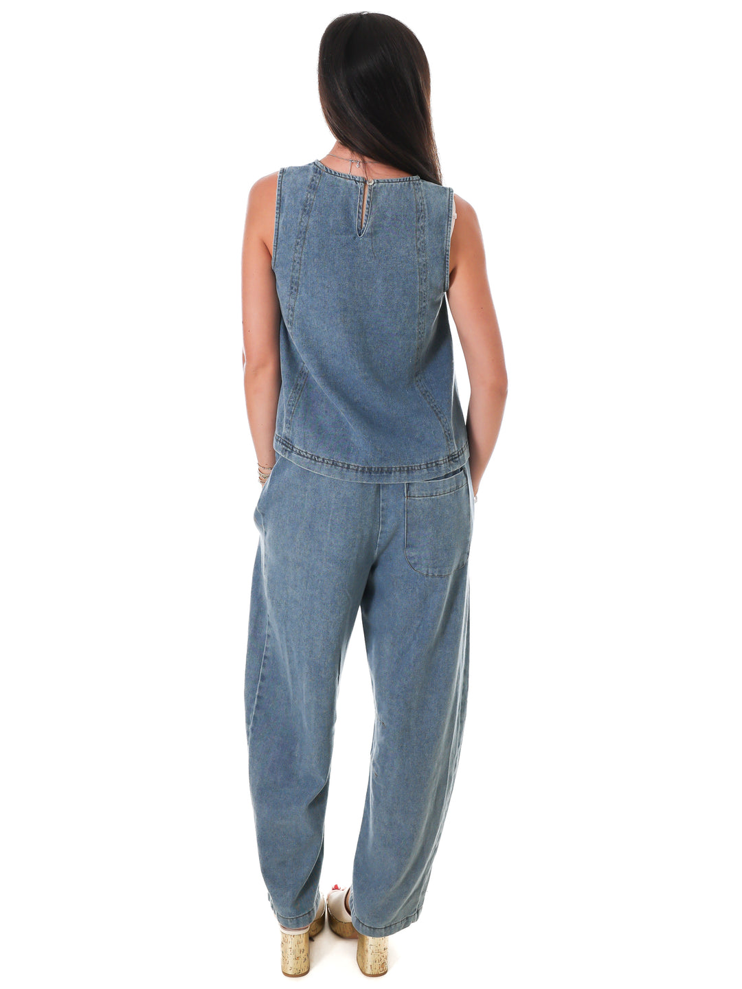 Open Road Denim Two Piece Set